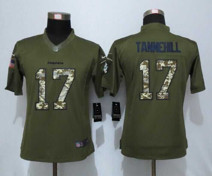 Women Nike Limited Miami Dolphins #17 Tannehill Green Salute To Service Jersey,We sell and wholesale Women Nike Limited Miami Dolphins #17 Tannehill Green Salute To Service Jersey on line form chian!